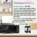 Remanufactured 45 78 High-Yield Ink Cartridge Replacement for HP 45 78 51645 51645A C6578AN C6578DN for Color Copier 180 Deskjet 1100C 1220C 6122 930C 970C 990C Printer (1 Black 1 Tri-Color)