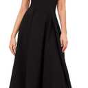 Women's Formal Dress Halter Neck Sexy Split Cocktail Party Maxi Long Wedding Guest Evening Gowns (Black)XL