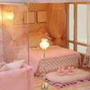 NUOBESTY Mini Dollhouse Lamp, 1:12 Scale Dollhouse Lights Led Miniature Doll House Light Battery Operated for DIY Doll House Furniture Accessories, Desktop Lighting