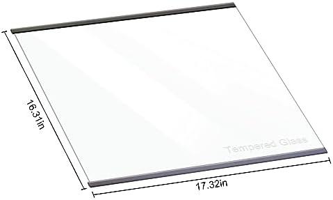 W11188040 Refrigerator Fresh Food Upper Glass Shelf, Fridge Tempered Glass Shelf for Whirlpool Refrigerators Shelf Replacement, Replaces4547258, PS12348757, W11135529, AP6286990