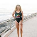 IFFEI Swimsuits One Piece Monokini Family Matching Bathing Swimwear Beach Wear, L