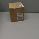 YoBa Thick Clear Acrylic Square Tissue Box Holder with Gold Plated Aluminum Legs for Bathroom, Kitchen, Bedroom, Office, Hotels and Restaurant