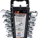 Performance Tool W1157 Performance Tool 12-Piece Stubby SAE and MET Wrench Set