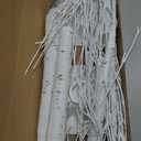 2Pack Lighted Birch Tree with 144 Warm White Lights, 8 Modes Prelit White Artificial Christmas Trees with Timer for Holiday Indoor Outdoor Decor Garden Wedding Party Bedroom Decoration