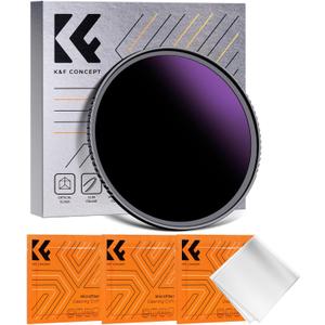 K&F CONCEPT 72mm ND1000000(20 Stops) ND Lens Filter 18 Multi-Layer Coatings Neutral Density Camera Lens Filter (K Series)