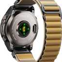 Alpine Loop Nylon Watch Band Compatible with Garmin Fenix 5/6/7/8 47mm, Quickfit 22mm Rugged Watch Bands for Garmin Epix Gen 2/Fenix 8 Pro 47mm/7 Pro/6 Pro/5 Plus/Forerunner 935/S62 (Khaki)