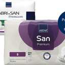 Abena San Premium Incontinence Pads, Moderate Absorbency, (Sizes 4 to 7), Size 5, 36 Count