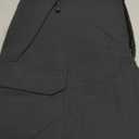 FREE SOLDIER Men's Waterproof Snow Insulated Pants Winter Skiing Snowboarding Pants with Zipper Pockets (Small(30-32)/32L, Black)