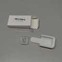 Saillong 1 Pack Ceiling Fan Remote Control Holder with Screws Wall Mount Fan Remote Bracket (White)