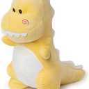 Dinosaur Stuffed Animal,12 Cute Stuffed Dinosaur Plush Soft Dino Stuffed Animals Dino Plushie Toys for Boys Girls Kids Baby Toddlers (Yellow)
