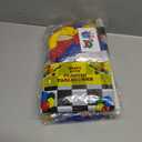 2 x Monster Truck Birthday Decorations - Cake Topper, Banner, Backdrop, Latex Balloons, Foil Balloons, Table Cover, Sticker Set,149Pcs Set, Monster Truck Party Decorations (Red and Blue)