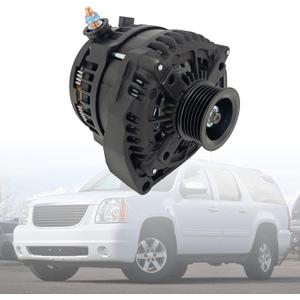 15093928 Black 14V 300A High Output Alternator Compatible with Hummer H2 2008-2009 Compatible with Cadillac Escalade & for Chevy Avalanche Suburban Tahoe & for GMC Yukon 2007-201115857608