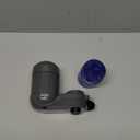 PUR Plus Vertical Faucet Mount Water Filtration System, Lead-Reducing Water Filter For Sink Faucet, Easy Install, 100 Gallons, Compatible with Sinks with External Aerators, Grey