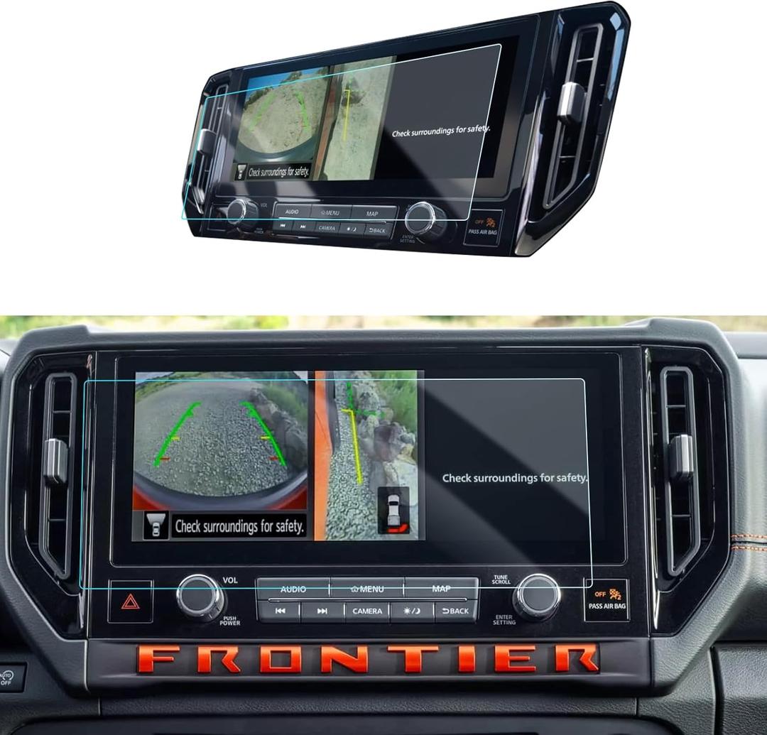 Matte Screen Protector for 2025 Nissan Kicks (SV, SR) Accessories Navigation Touchscreen Protector Film Tempered Glass HD Clear Anti-Glare 12.3''