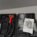 Rivet Gun, GIANTISAN Pop Rivet Tool Kit with 200 Rivets and 4 Drill Bits, Manual Hand Riveter Kit with Rugged Carrying Case