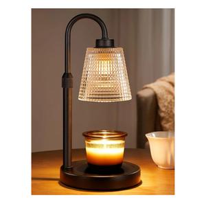 Innqoo Candle Warmer Lamp with Timer, Dimmable Candle Warmer for Jar Candles, Height Adjustable Wax Melts Warmer, Birthday Gifts for Women Mom, House Warming Gifts New Home Decor
