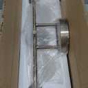 Ascher Bathroom Vanity Light Fixtures, 3 Light Wall Sconces Lighting with Clear Glass Shade, Brushed Nickel Wall Lights for Mirror, Kitchen, Living Room, Gallery, E26 Base (Bulbs Not Included)