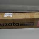 Muzata Black Cable Railing Post 42 Inch 42"x2"x2" Level Drilled Surface Mount T304 Stainless Steel Cable Railing System Kit Indoor Outdoor with Paper User Guide PS01 BH4L