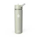 Clearly Filtered Water Bottle | Removes 200+ Contaminants, Double-Wall Insulated Stainless Steel, BPA/BPS Free, Phthalate Free, Filters Flouride Lead Chlorine (20oz, Sage Gray)