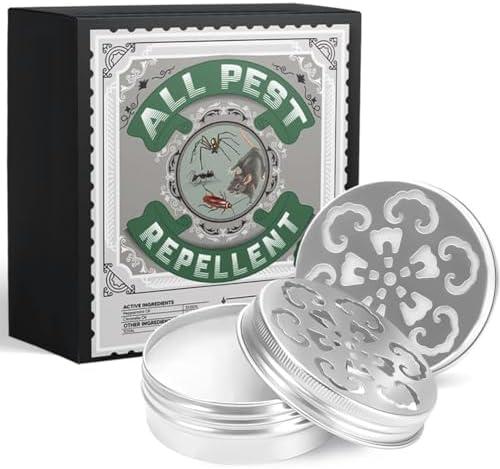 Pest Repellent for Car, Mice Repellent Indoor, Mouse Repellents Outdoor, Rat Repellent, Peppermint Oil Rodent and Mice Repellent, Naturally Repel Rodents,Roaches,Spider,Ants, &Other Pests Repellent-2P