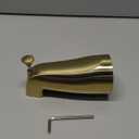 Design House 583880 Slip-On Pull-Up Wall Mount Tub Diverter Spout, Satin Gold