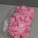 IPOPU 100 Pcs Artificial Rose Flower Heads Real Looking Baby Pink Fake Roses Flowers Foam Blush Roses for DIY Wedding Centerpieces Party Baby Shower Banquet Home Decorations (Pink, Stemless)