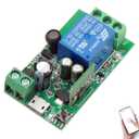 DieseRC 1 Channel WiFi Smart Switch, DC 5V 12V 24V 36V Passive Output Relay Module Ewelink APP WiFi Control Compatible with Alexa/Google Home, Inching/Self-Locking Switch