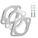 YRAG-PART Universal Fit 2 Bolt 2.5 Inch Exhaust Flange Repair Kit Gasket with Bolts and Nuts Exhaust Flange Connection Kit,2.5 Exhaust Flange Repair Kit for 2.5“OD Pipes (2.5")