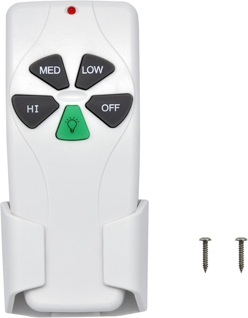 CENMING Replacement Ceiling Fan Remote Control for Harbor Breeze Hampton Bay,w/ 3-Speed Light Dimmer 303.9MHz, for FAN-11T L3HFAN11T 35T1 CHQ8BT7030T UC7030T CHQ7030T 2AAZPFAN53T FAN-53T(Remote Only)