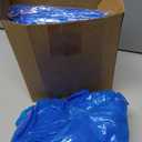 Boao 6 Pcs Disposable Plastic Tablecloth Parties Picnic Table Covers with Elastic Fitted Elastic Plastic Table Cover Rectangle Waterproof for Indoor, Outdoor, Picnic, Camping (Blue,72 x 30 Inch)