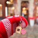 Hicarer 60 Pieces Candyland Christmas Tree Decorations Xmas Candy Lollipop Cupcake Pendants Donut Hanging Ornaments Polymer Clay Candy Themed Decor with Lobster Clasps DIY Pendants Accessories