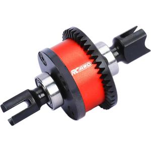 RCAWD 43T Front Rear Differential with 40CrMo Steel Bearing Base for Arrrma 1/7 Felony Fireteam Infraction 6s blx 1/8 Mojave Kraton Notorious Diff Gear Typhon 6s Upgrades Part