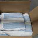 King Coastal Quilt Bedding Set, Summer Coastal Quilt with Shams, Beach 3-Piece Reversible All Season Bedspread Quilt Set. Lightweight Nautical Quilted Coverlet. Casco Bay Collection, Blue., King / California King