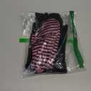 Women Vintage Star Pattern Stripes Patchwork T Shirts Long Sleeve Crew Neck Crop Top Casual Y2K 90s Streetwear (Medium, Pink)