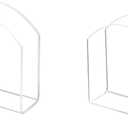 2 Pcs Acrylic Clear Napkin Holder for Table,Paper Napkin Tissue Holder Stand Dispenser,Tabletop Freestanding Storage Box Easy Install