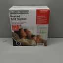 BLACK+DECKER Heated Blanket Electric Twin, Micro Plush Electric Blanket, Heating Blanket with 10 Heating Levels, 10H Timer, Auto Shutoff, Fast Heating (84x90 inches, Cream)