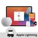 540 USB Type C 3-in-1 Magnetic Fast Charging Cable with Magnetically Interchangeable Tips for Micro USB, USB Type C, and iProducts (Black)