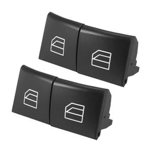 X AUTOHAUX 4pcs Driver Window Switch Button Covers Power Window Master Switch Repair Button Caps Lift Button for Mercedes Benz ml GL R Class W164 X164 X AUTOHAUX 4pcs Driver Window Switch Button Covers Power Window Master Switch Repair Button Caps Lift Button for Mercedes Benz ml GL R Class W164 X164