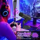 ZealSound Podcast Microphone for PC, Noise Cancellation USB Mic with Gain, Volume Adjustment & Mute Button, Monitoring & Echo, for YouTube, TikTok, Podcasting, Streaming, iPhone, iPad, Android, Mac