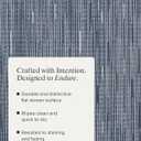 Chilewich Bamboo Placemats Set of 4 - Round Woven Placemats - Reusable, Stain-Resistant, Indoor/Outdoor Tabletop Protection - 15" - Rain