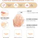 Sticky Bra for Large & Saggy Breasts – Invisible Lift Push Up Bra, Reusable Strong Adhesive No-Show Sticky Boobs (US, Cup Band, DDD, Natural Style)