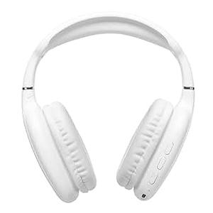 Bluetooth Over Ear Headphone, Wireless Spatial Sound Effective Foldable Gaming White
