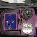 Feanisifei  Electric Car Jack Kit, 5 Ton Cordless Hydraulic Car Jack, 12V Portable Car Jack with LED Light for SUV MPV Sedan,（Purple）