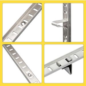 Adjustable Shelf Bracket 40 Inch 4 Pack Silver Shelf Pilaster Strips Shelf Rail Shelf Track Adjustable Wall Shelves Shelf Standards and Supports for Cabinet Closet Organization Adjustable Shelf Bracket 40 Inch 4 Pack Silver Shelf Pilaster Strips Shelf Rail Shelf Track Adjustable Wall Shelves Shelf Standards and Supports for Cabinet Closet Organization