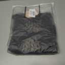 Women's Open Front Bolero Shrug Lightweight Knit Hollow Out Cropped Cardigan (Black, XL)