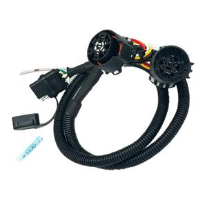 7 Pin to 4 Pin trailer wiring Harness with Reverse Wire, 7 pin to 4 pin trailer adapter Fit for Trucks/Pickups/Trailers, 43 Inches trailer light adapter Compatible with Redline LED Tailgate Light Bar.