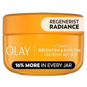 Olay Regenerist Radiance Vitamin C Face Moisturizer: Bright & Even Lightweight Cream for Women - Brightens, Hydrates, Evens Tone + Texture for Glowing Skin - 2 Oz