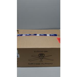 52 Inch Ceiling Fans with Lights, Modern Farmhouse Caged Ceiling Fan, Reversible Motor, 4 Double Finish Wood Blades, Rustic Ceiling Fan for Porch, Living Rooms, Bedroom (Black-MD-DC5213)