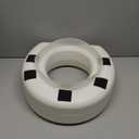 770-610 4 Inch Portable Raised Toilet Seat Riser, Elevated Toilet Seat for Seniors