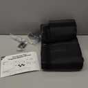 CADARA Fireplace Blocker Blanket Stops Heat Loss, Magnetic Fireplace Draft Stopper, Indoor Fire Place Draft Cover with Hook and Loop Tapes, Cold Air Blocker Save Energy, Black 36" W x 30" H